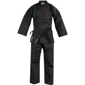 KNOCKOUT Martial Arts Karate Uniform for Kids & Adults Lightweight Gi Costume with free Belt 